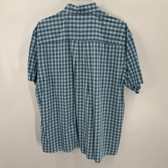 Izod Short Sleeve Button Down 3 Shirt Bundle Plaid & Check Patterns - Picture 7 of 7